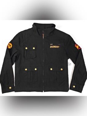 Jurassic World Fallen Kingdom Utility Jacket Black 2XL Universal Studios